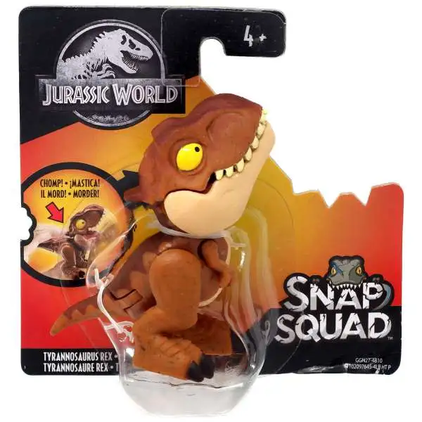 Jurassic World Snap Squad Tyrannosaurus Rex Mini Figure [Brown Version]