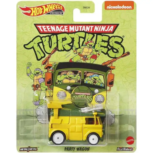 Hot Wheels Premium Retro Entertainment Party Wagon Die Cast Car [Ninja Turtles]