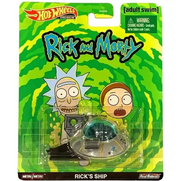 Hot Wheels Premium Retro Entertainment Rick's Ship Die Cast Car [Rick & Morty]