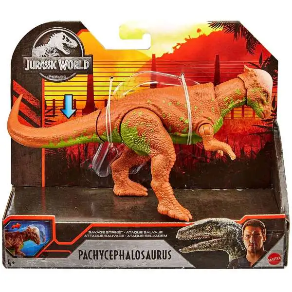 Jurassic World Savage Strike Pachycephalosaurus Action Figure
