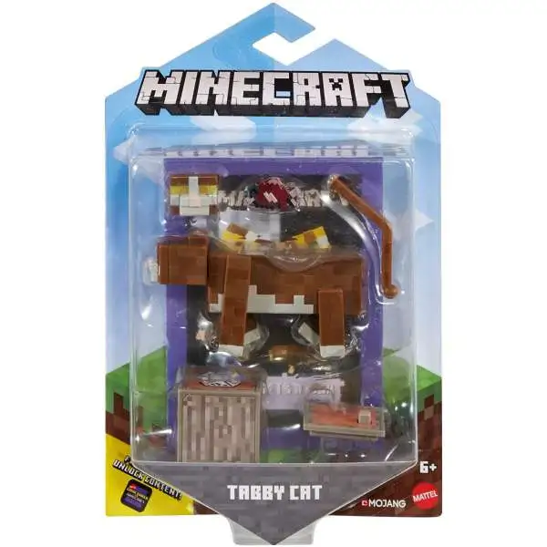 Minecraft Comic Maker Tabby Cat Action Figure