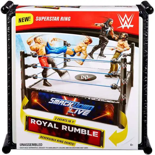 WWE Wrestling SMACKDOWN Live & Royal Rumble Superstar Ring