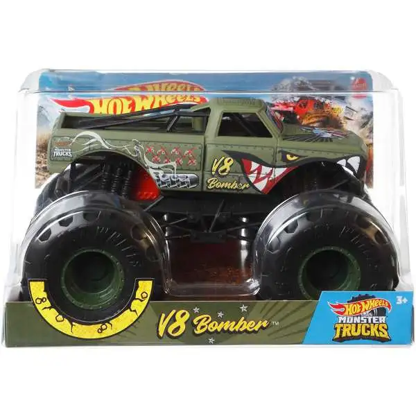 Hot Wheels Monster Trucks V8 Bomber Diecast Car [2020]