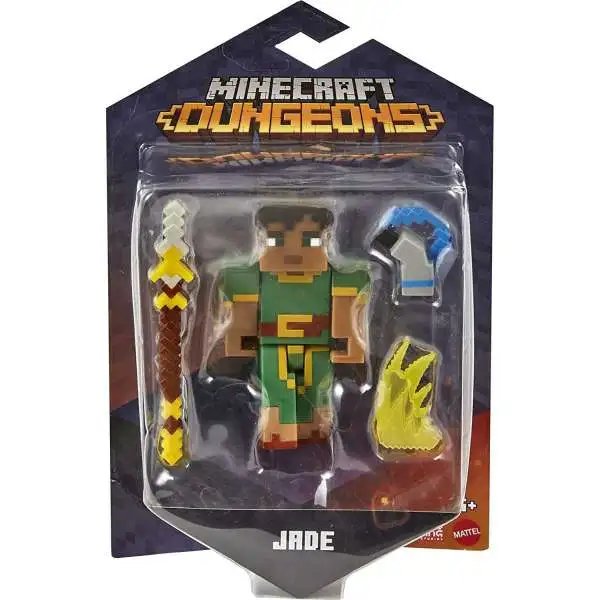 Minecraft Dungeons Jade Action Figure [Damaged Package]