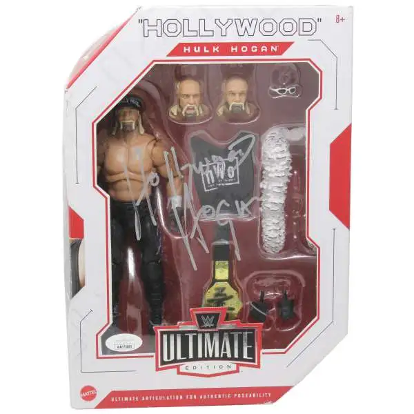 WWE Wrestling Ultimate Edition Hulk Hogan Action Figure [Autographed]