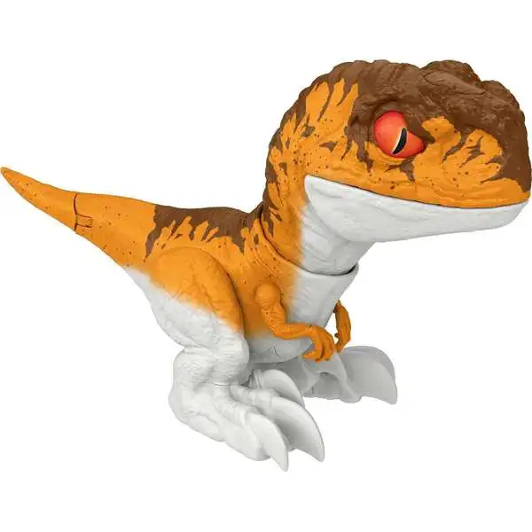 Jurassic World Dominion Uncaged Atrociraptor Action Figure [Rowdy Roars, Orange]