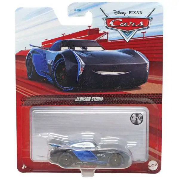 Disney / Pixar Cars Cars 3 Metal Jackson Storm Diecast Car [2023, Damaged Package]
