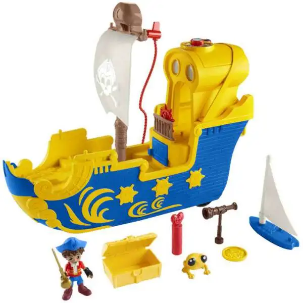 Fisher Price Santiago of the Seas El Bravo Pirate Ship Playset [Lights & Sounds]