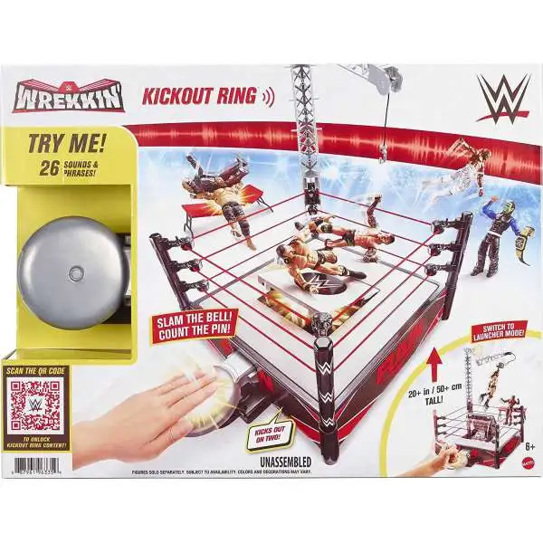 WWE Wrestling Wrekkin' Kickout Ring Playset