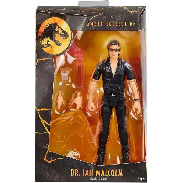 Jurassic Park Amber Collection Dr. Ian Malcolm Action Figure