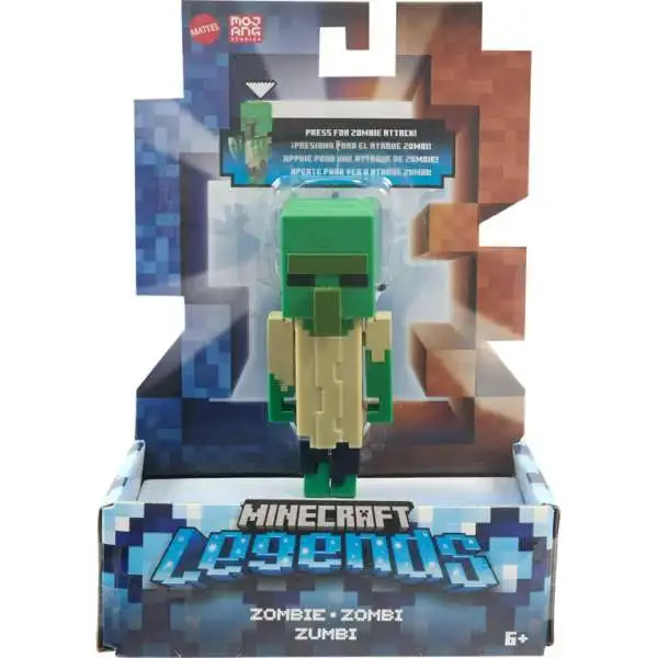 Minecraft Legends Zombie Action Figure