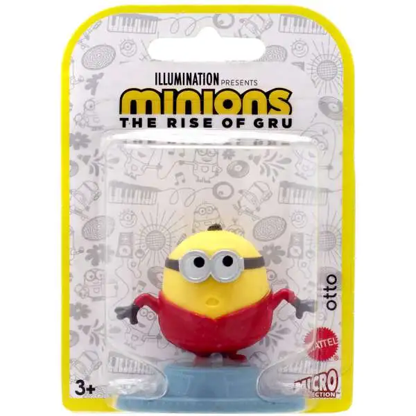 Despicable Me Minions: The Rise of Gru Micro Collection Otto 2.5-Inch Mini Figure [Red Outfit]