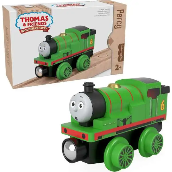 Fisher Price Thomas & Friends Wooden Railway Percy Train Figure