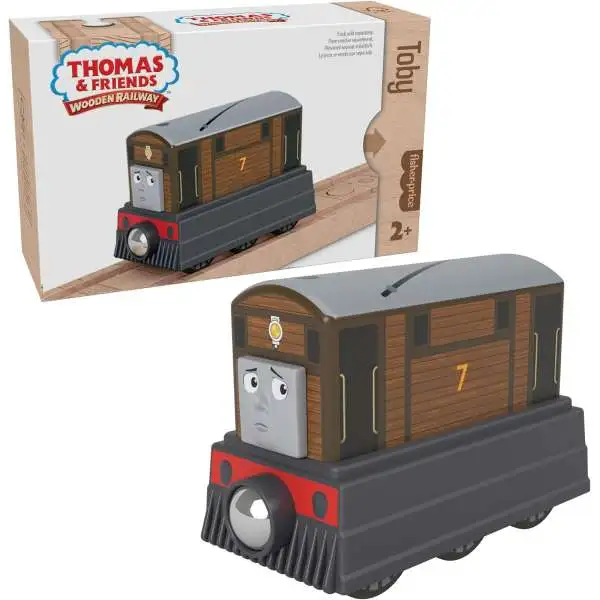 Fisher Price Thomas & Friends Wooden Railway Toby Train Figure