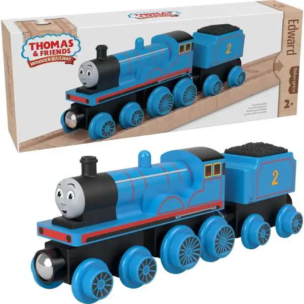 Fisher Price Thomas & Friends Wooden Railway Edward Train Figure