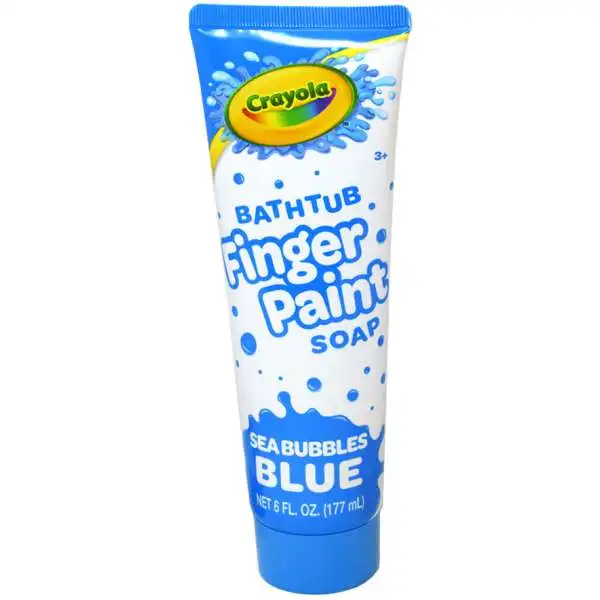 Crayola Sea Bubbles Blue Bathtub Fingerpaint Soap