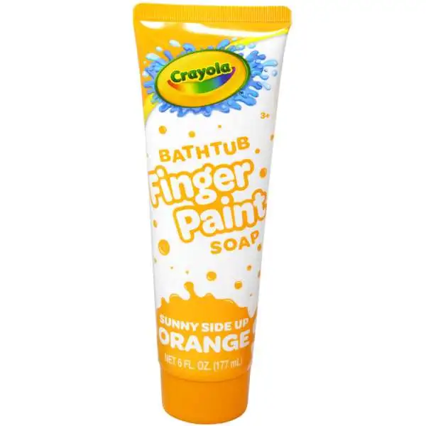 Crayola Sunny Side Up Orange Bathtub Fingerpaint Soap