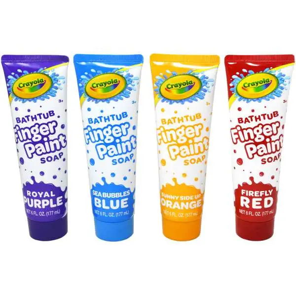 Crayola Bathtub Fingerpaint Soap 4-Pack