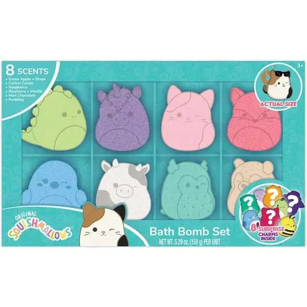 Squishmallows Bath Bomb 8-Pack Set