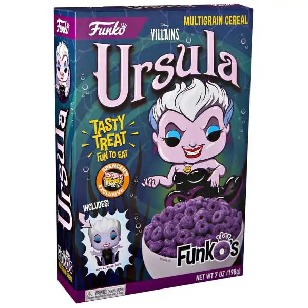 FunkO's The Little Mermaid Ursula Exclusive 7 Ounce Breakfast Cereal