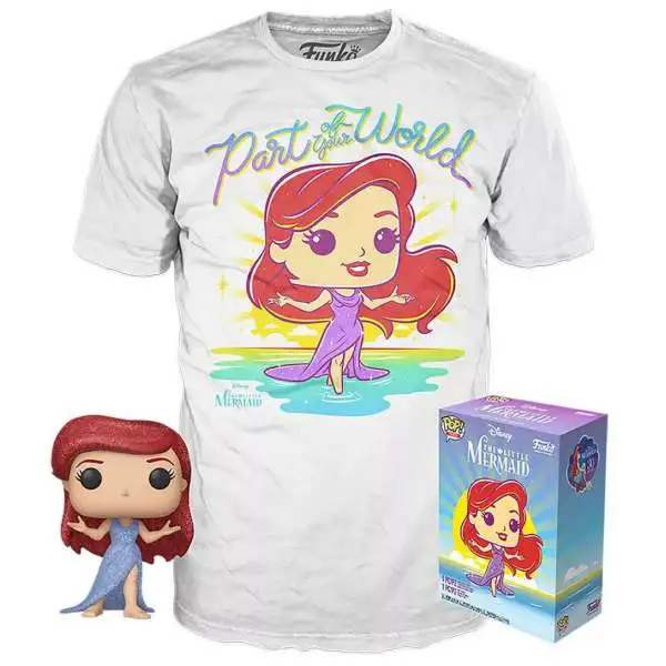 Funko Disney The Little Mermaid POP! Tees Part of Your World Exclusive Vinyl Figure & T-Shirt #564 [Diamond Collection, Small]