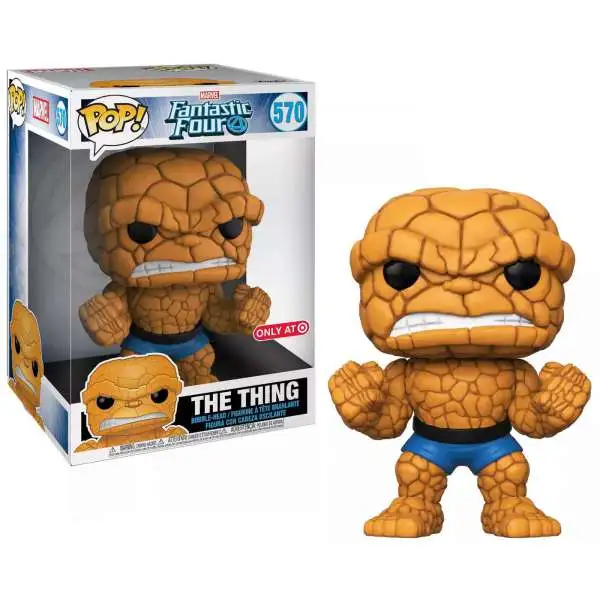 Funko Fantastic Four POP! Marvel The Thing Exclusive 10-Inch Vinyl Bobble Head #570 [Super-Sized, Damaged Package]