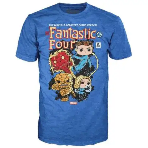 Funko Marvel Collector Corps The Fantastic Four Exclusive T-Shirt [2X-Large]