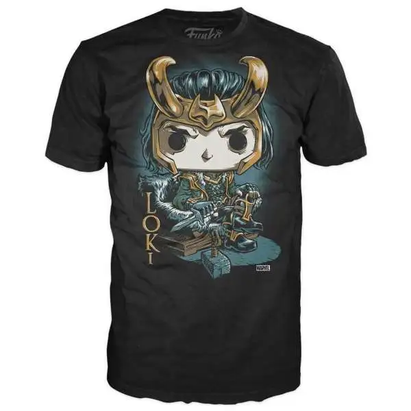 Funko Marvel Loki Exclusive T-Shirt [Throne, Large]