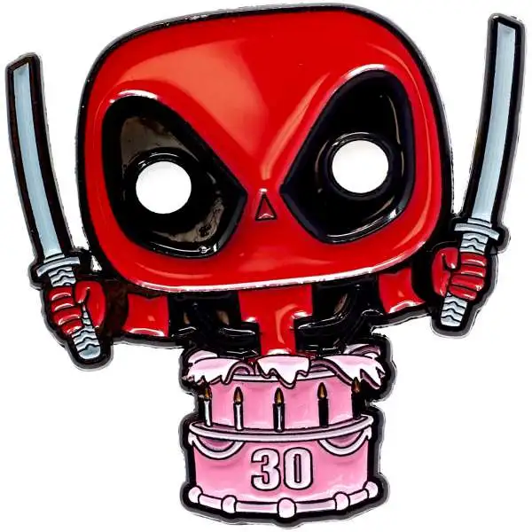 Funko Marvel Collector Corps Deadpool 30th Birthday Exclusive 2-Inch Enamel Pin