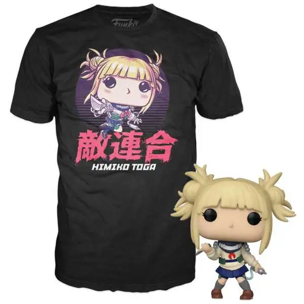 Funko My Hero Academia POP! Tees Himiko Unmasked Exclusive Vinyl Figure & T-Shirt [Small]