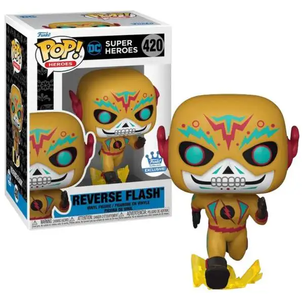 Funko Dia De Los DC POP! Heroes Reverse Flash Exclusive Vinyl Figure #420