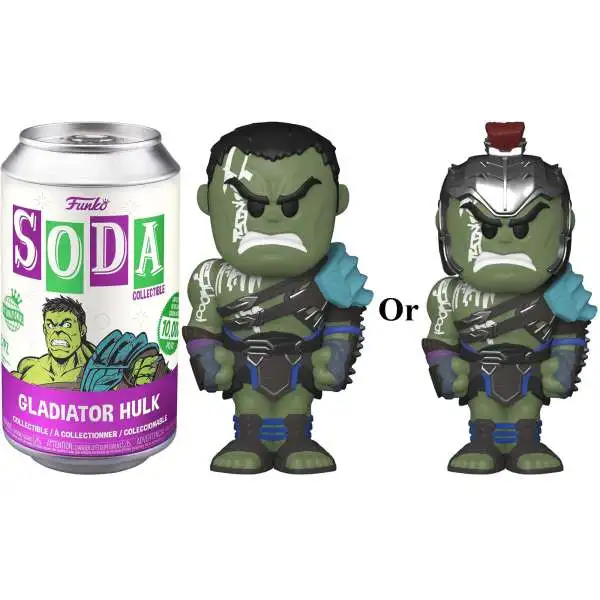 Funko Marvel Vinyl Soda Gladiator Hulk Limited Edition of 10,000! Figure [1 RANDOM Figure, Look For The Chase! International]