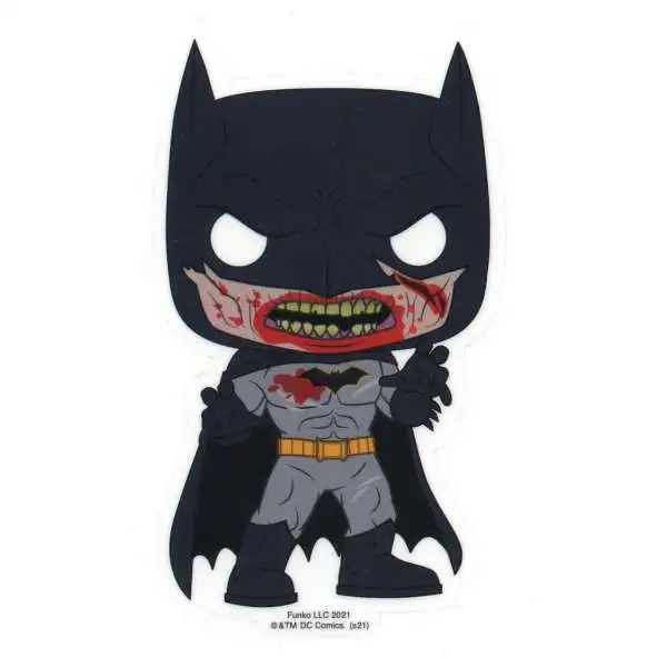 Funko DCeased Batman Exclusive 3-Inch Sticker [Bloody]