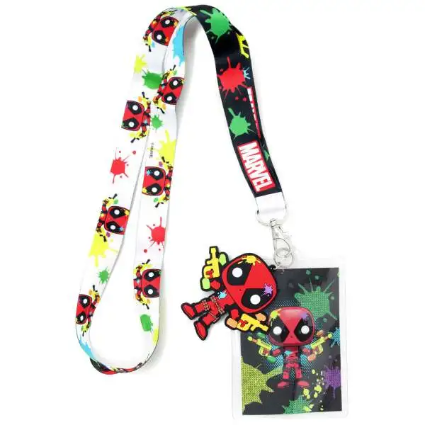 Funko Marvel Paintball Deadpool Exclusive Lanyard