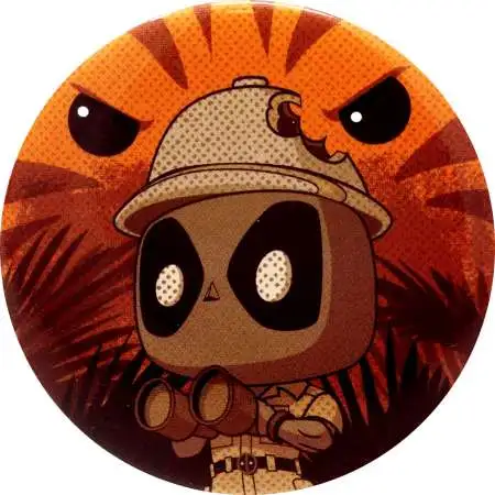 Funko Marvel POP! Safari Deadpool Exclusive 2-Inch Button