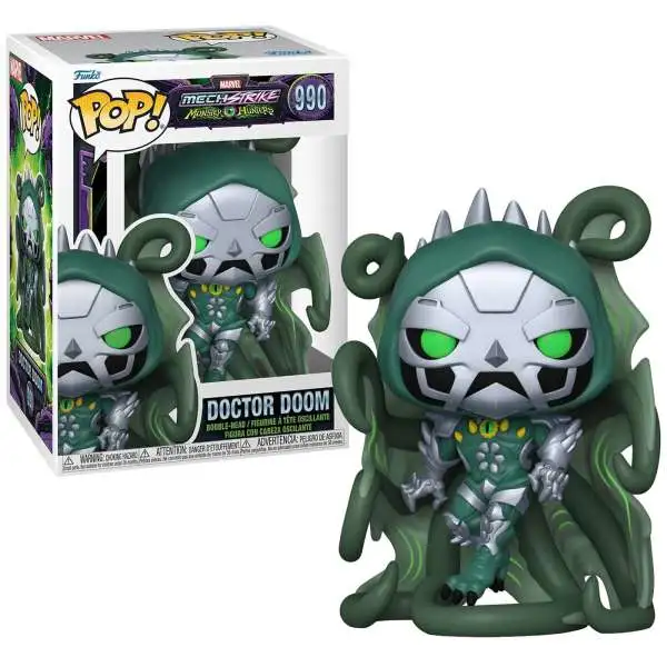 Funko Mech Strike Monster Hunters POP! Marvel Doctor Doom Vinyl Bobble Head #990 [Damaged Package]