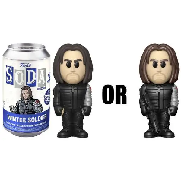 Funko Marvel Vinyl Soda Winter Soldier Exclusive Figure [1 RANDOM Figure, Look For The Chase!]