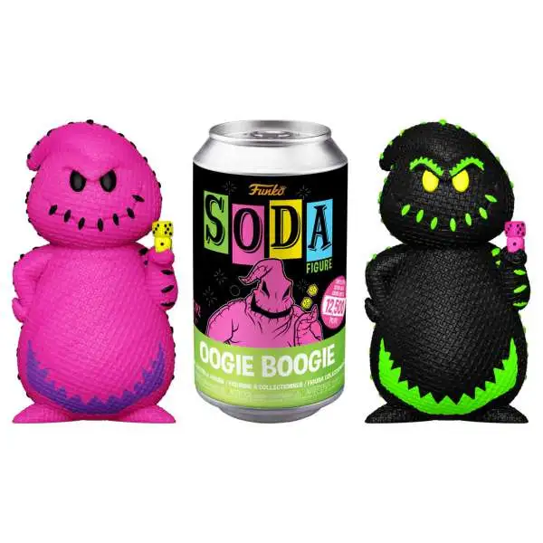 Funko Nightmare Before Christmas Vinyl Soda Oogie Boogie Limited Edition of 12,500! Figure [Blacklight, 1 RANDOM Figure, Look For The Chase!]