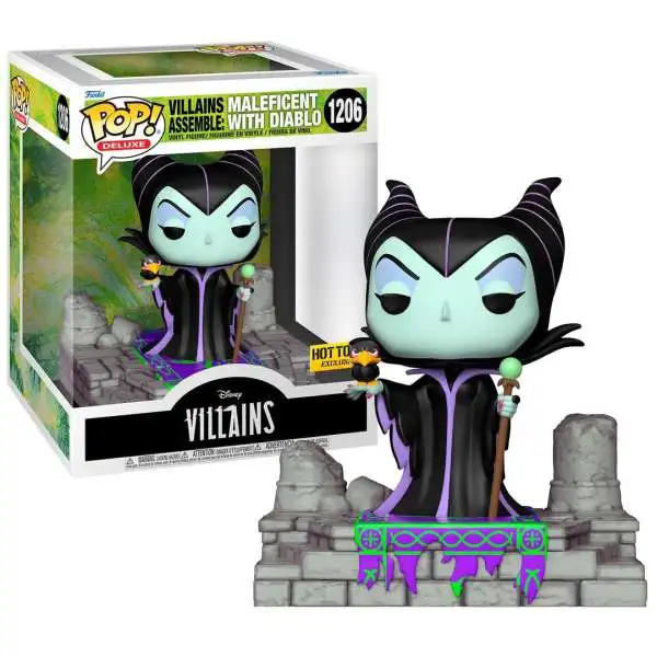 Funko Villains Assemble POP! Disney Maleficent with Diablo Exclusive Deluxe Vinyl Figure #1206