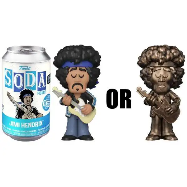 Funko Vinyl Soda Jimi Hendrix Exclusive Figure [1 RANDOM Figure, Look For The Chase!]