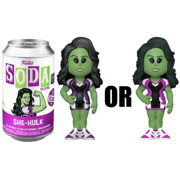 Funko Marvel Vinyl Soda She-Hulk Exclusive Figure [1 RANDOM Figure, Look For The Chase!]