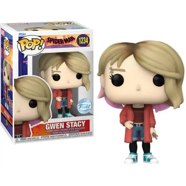 Funko Spider-Man Across the SpiderVerse POP! Marvel Gwen Stacy Exclusive Vinyl Figure #1234