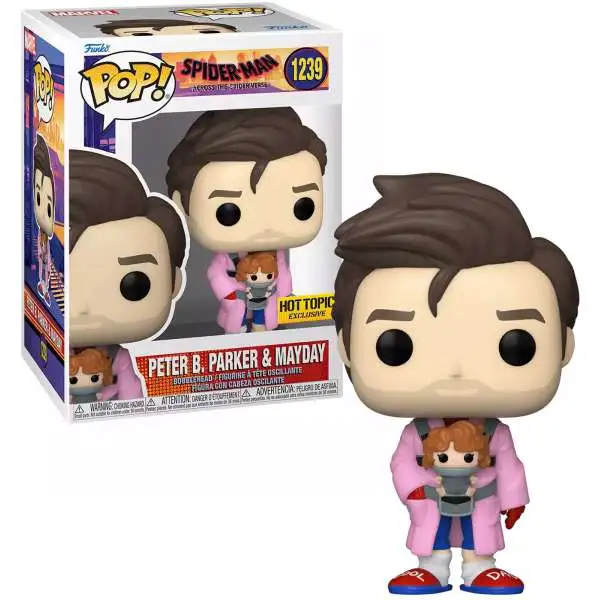 Funko Spider-Man Across the SpiderVerse POP! Marvel Peter B. Parker & Mayday Exclusive Vinyl Figure #1239