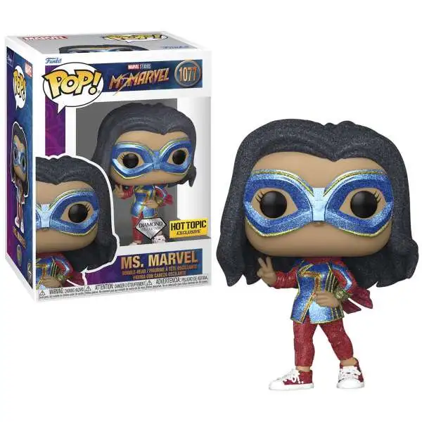 Funko Ms. Marvel Mr. Marvel Exclusive Vinyl Figure #1077 [Diamond Collection]