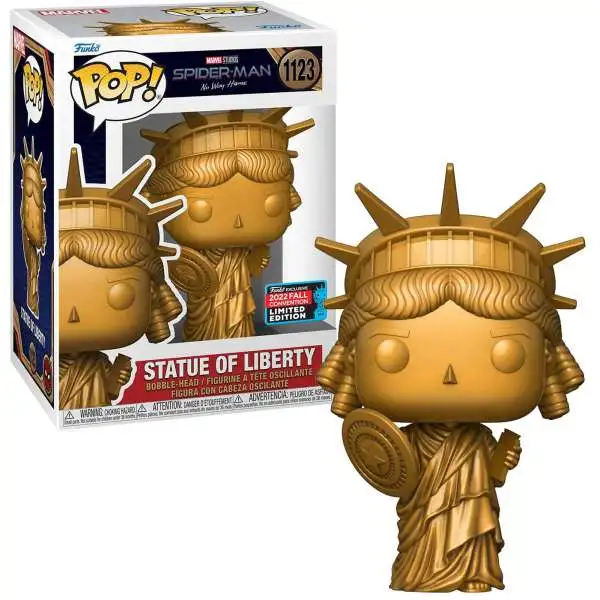 Funko Spider-Man No Way Home POP! Marvel Statue of Liberty Exclusive Vinyl Figure