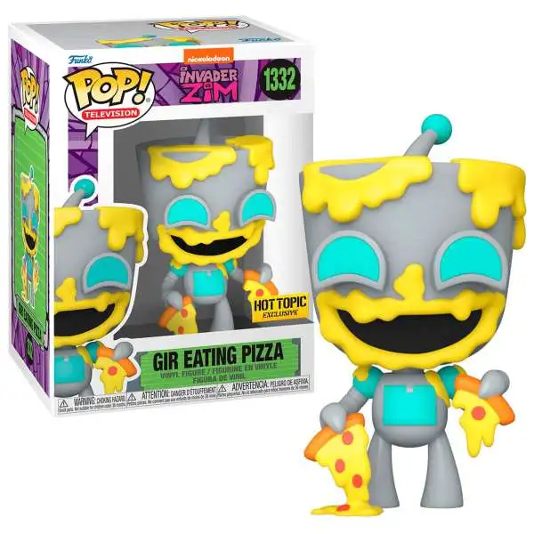 Funko Invader Zim POP! Television Gir Eating Pizza Exclusive Vinyl Figure #1332