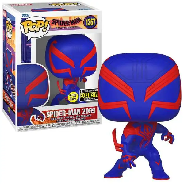 Funko Spider-Man Across the SpiderVerse POP! Marvel Spider-Man 2099 Exclusive Vinyl Figure #1267 [Glow-in-the-Dark]
