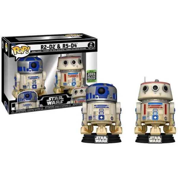 Funko POP! Star Wars R2-D2 & R5-D4 Exclusive Vinyl Figure 2-Pack