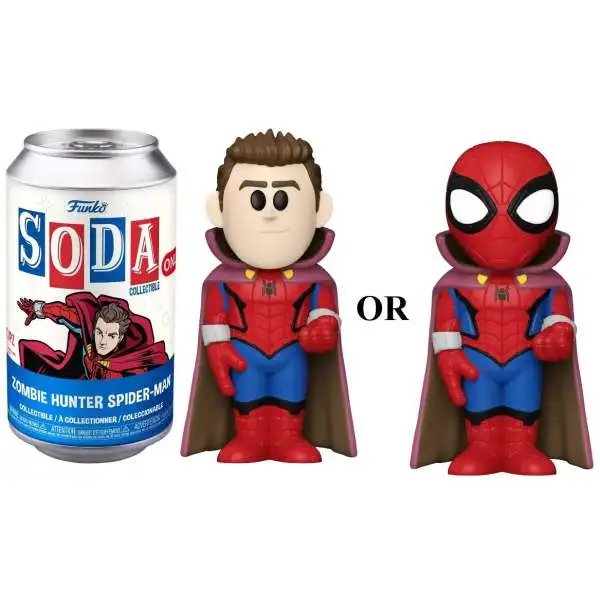 Funko Marvel Vinyl Soda Zombie Hunter Spider-Man Exclusive Figure [1 RANDOM Figure, Look For The Chase!]
