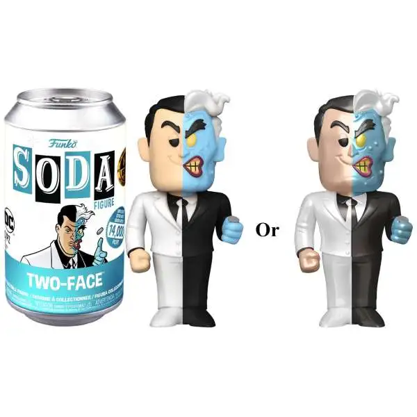 Funko DC Vinyl Soda Two-Face Exclusive Limited Edition of 14,000! Figure [1 RANDOM Figure, Look For The Chase!]